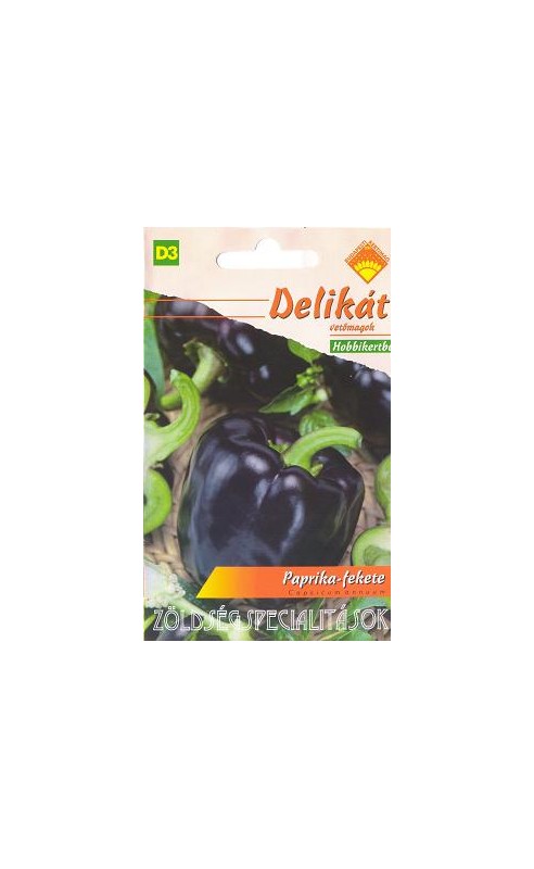 Ardei dulce negru BK 5 semințe