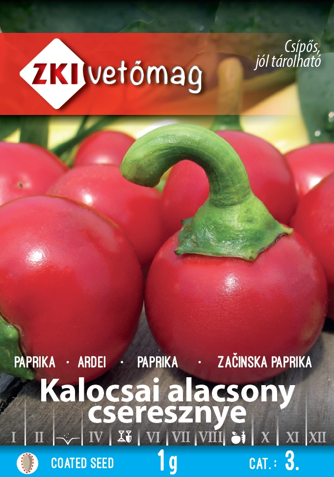 Ardei cherry Kalocsai cireș scăzut 1g ZKI