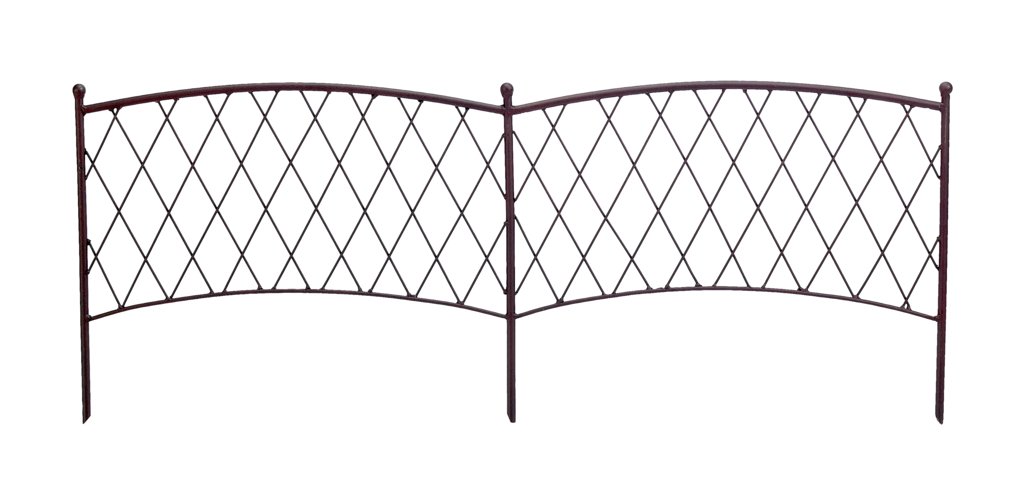 Frontieră de pat Classic Metal Border 0,4x1 m