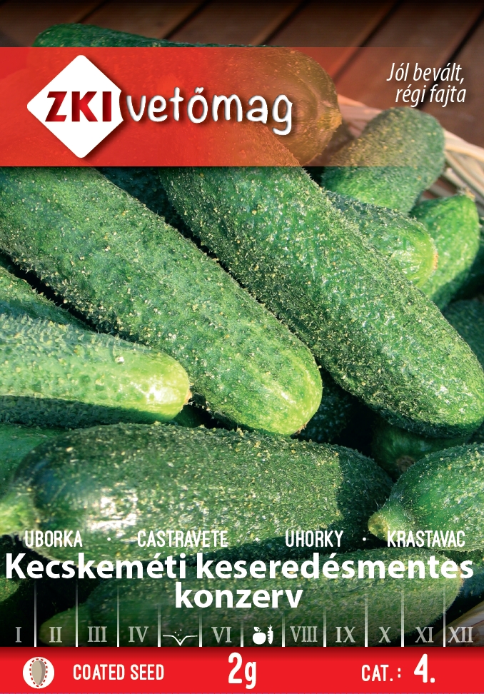 Castravete (pentru conservare) Kecskemét fără amărăciune 2g ZKI