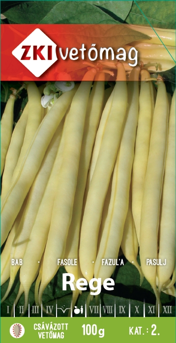  Fasole pitică cu păstăi galbene Rege 100g ZKI