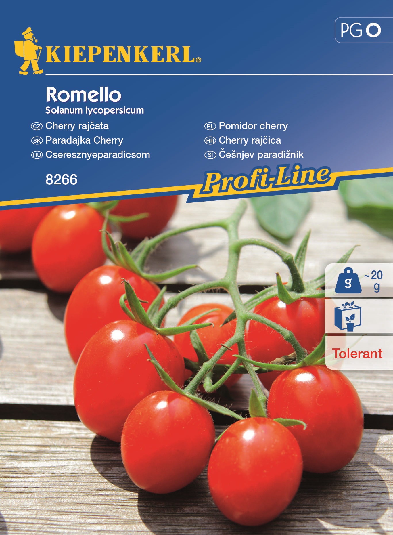 Roșii super-dulce, puse în ampolne  Romello Kiepenkerl 6 semințe