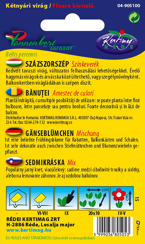 Százszorszép színkeverék 0,2g