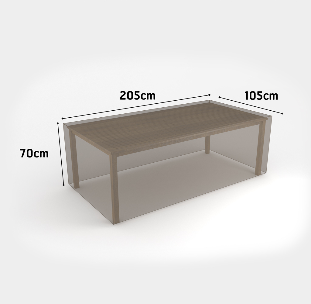 Kerti bútor takaró téglalap alakú asztalhoz Covertop 205x105x70 cm