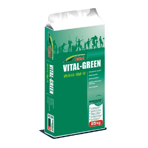 DCM Vital green 14-4-8+3 MgO+Fe+mikroelemente 25 kg