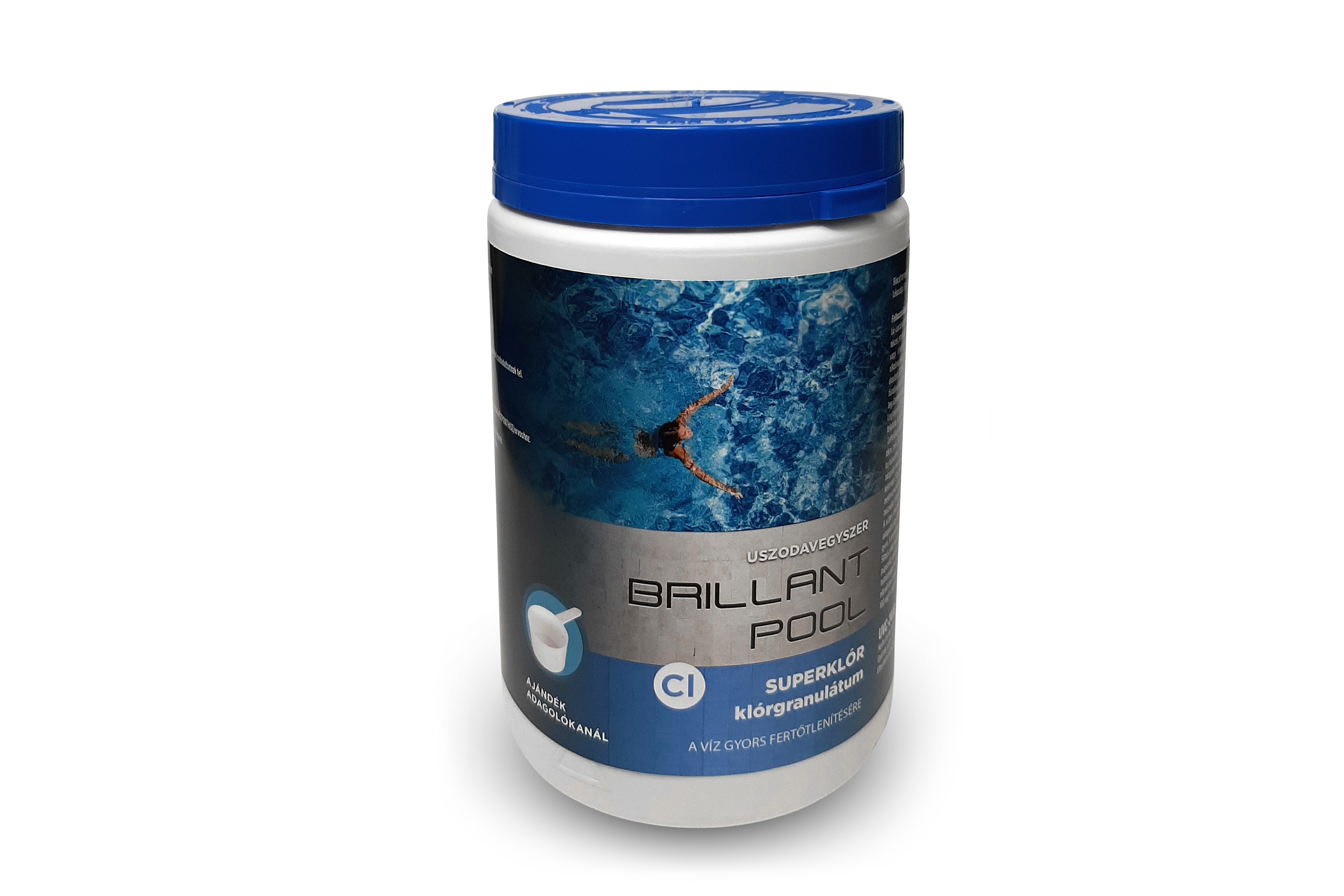 Brillant Pool Superklór-gyorsan oldódó klór granulátum 1 kg