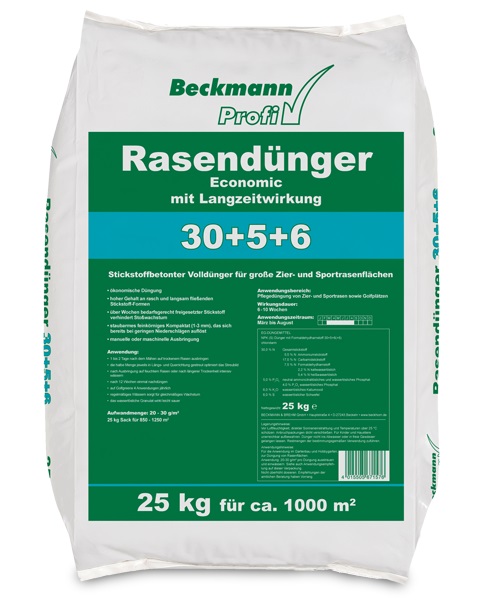 Beckmann îngrășământ de primăvară  pentru iarbă cu acțiune prelungită 30-5-6 25kg