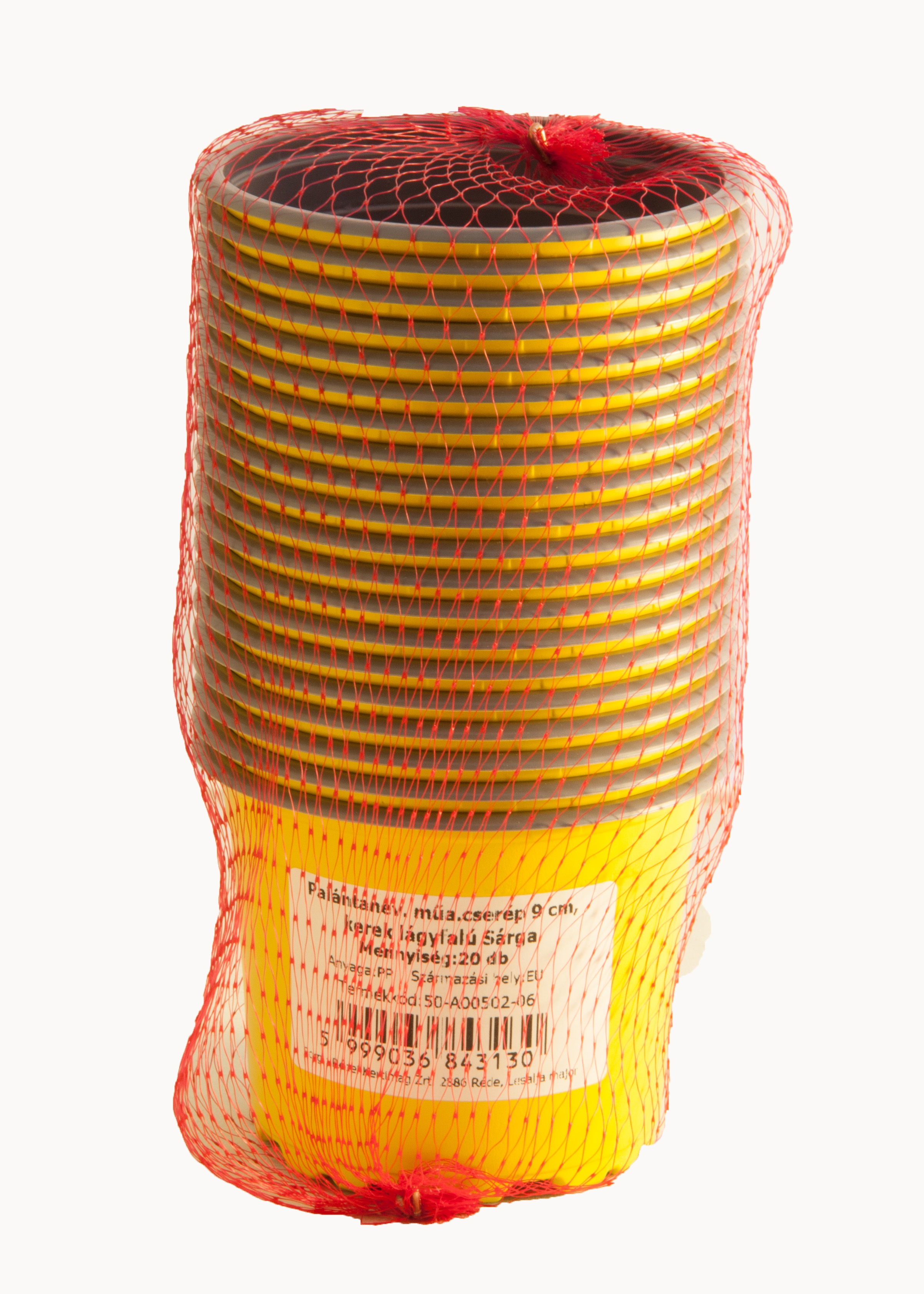 Ghiveci 9 cm (20 buc) galben
