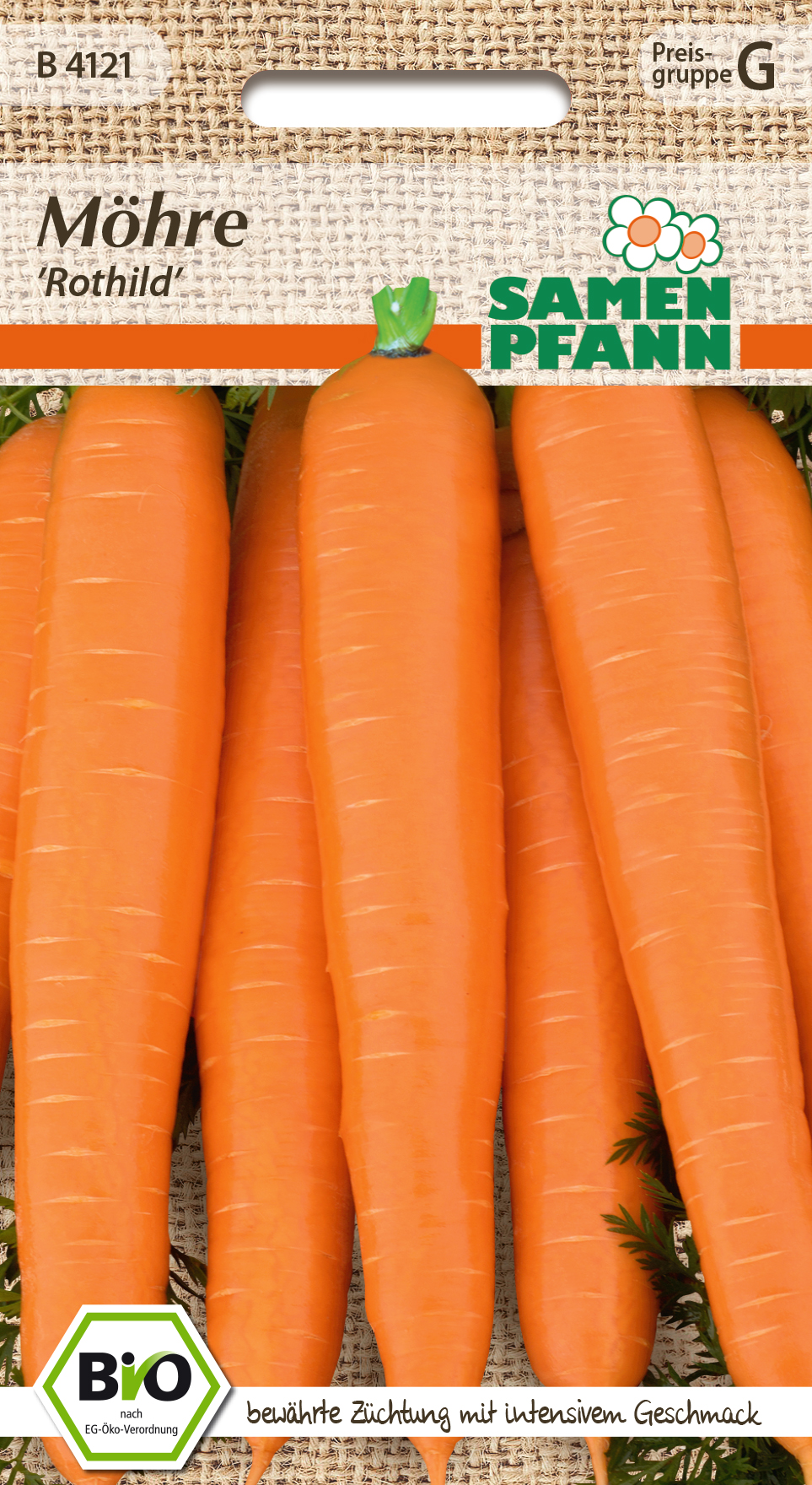 Carrot Organic Rothild about 1000 seeds seeds Pfann