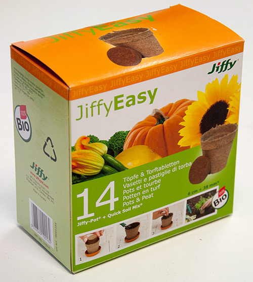 Palántanevelő készlet Jiffy Easy starter 14 db-os