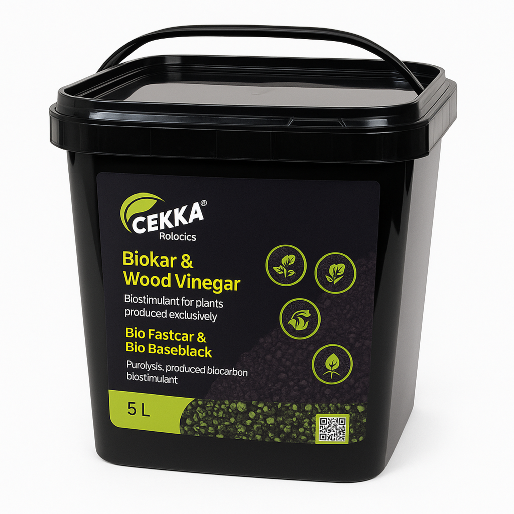 Biochar cu oțet de lemn (Gekka) 5 l