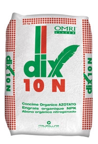 DIX 10 NPK 10-3-3 granule de îngrășăminte organice 25 kg