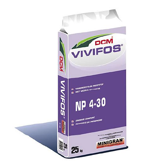 DCM Vivifos alimente vegetale organice , ajutor pentru înrădăcinare 4-30-0 25 kg