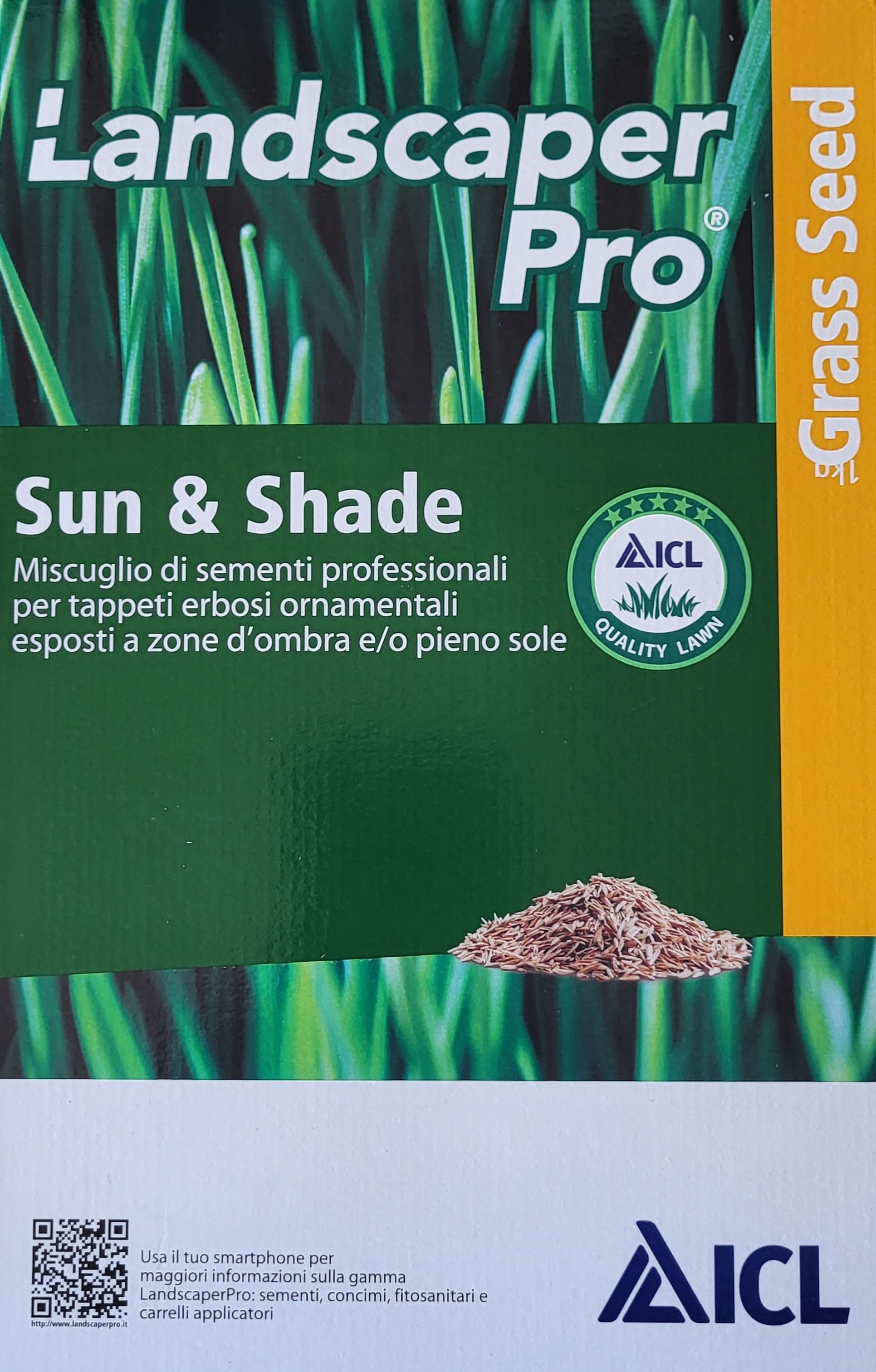 Semințe de iarbă ICL Sun &amp; Shade (tolerante la umbră) 1 kg
