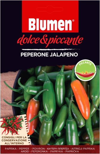 Ardei iute peperoni Jalapeno - iute (aprox. 10-20 semințe)