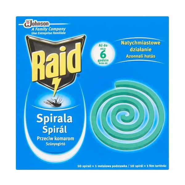 Raid - spirale anti-țânțari 10 buc