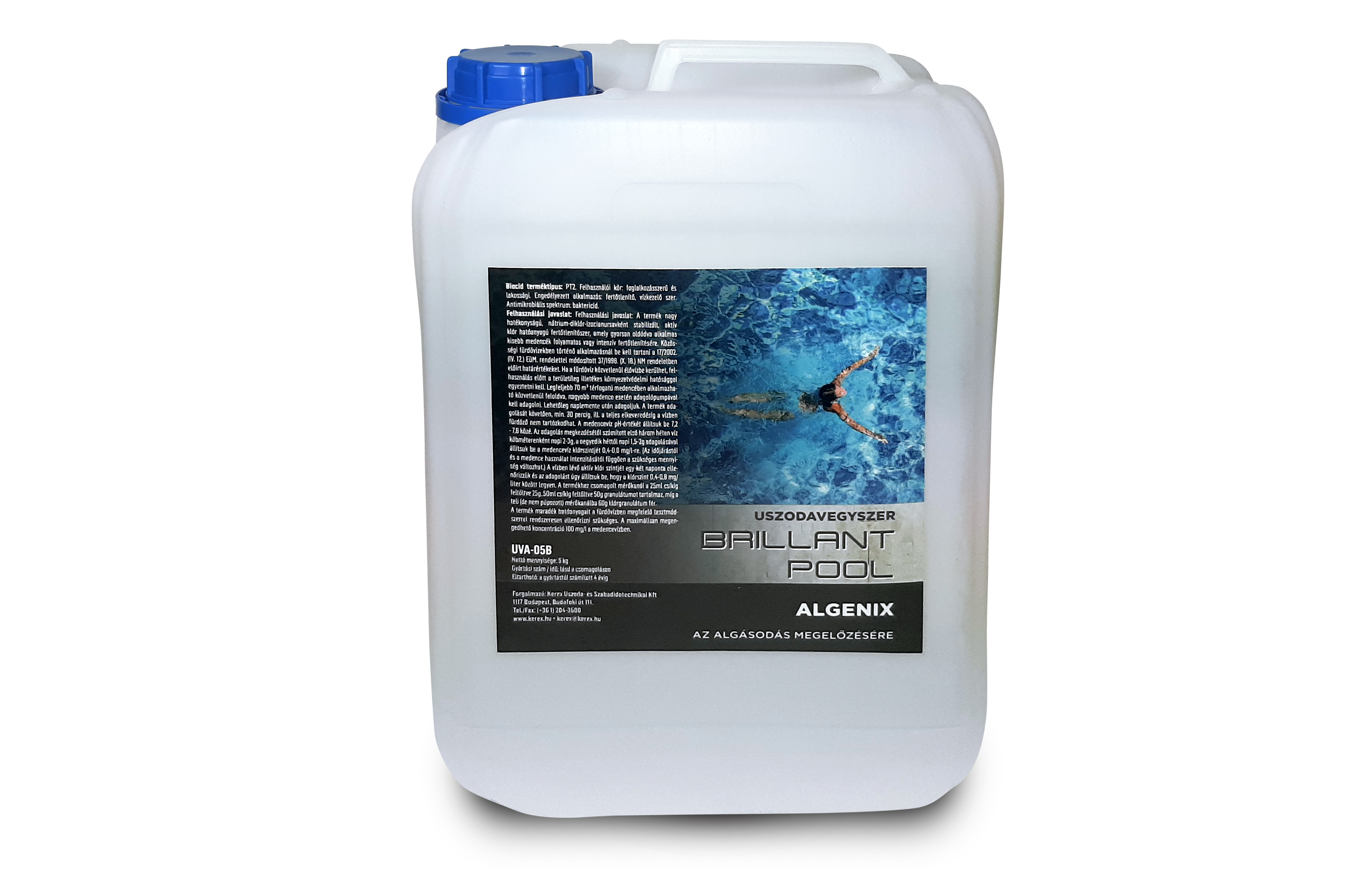 Brillant Pool Algenix-algásodásgátló, algaölő 5 l