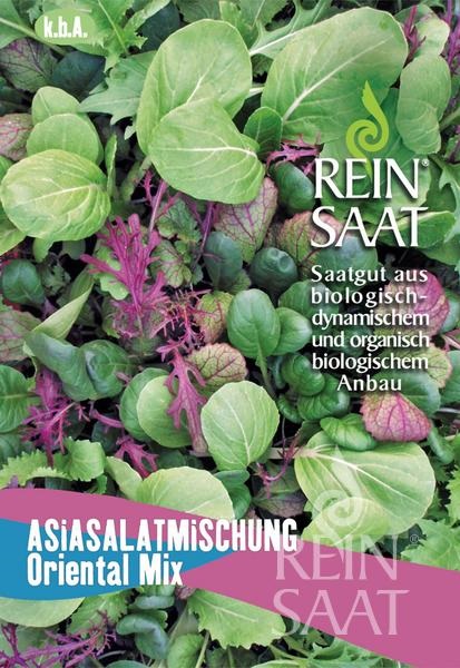 Ázsia saláta bio Oriental Mix Rein Saat kb. 4-5 m2