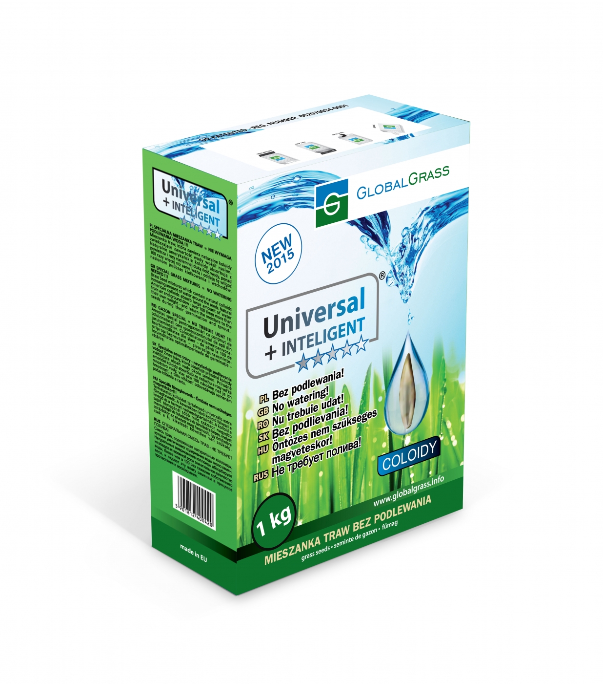 Grass seed Universal mix with water retention coating 1 kg