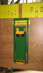 Aparat de compactarea sticlei de plastic PET PP 500 Kombi