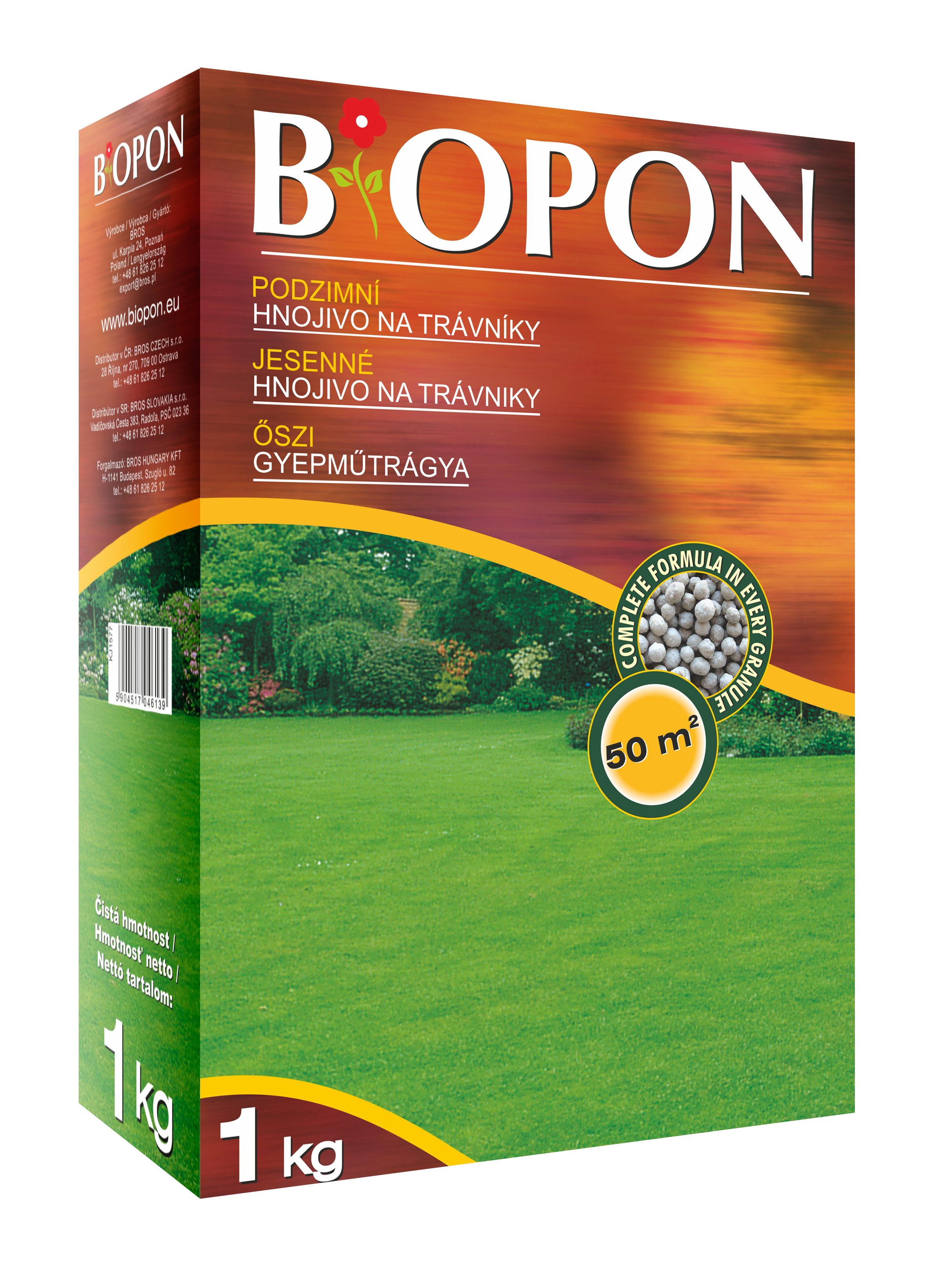 Biopon őszi gyepműtrágya 1 kg