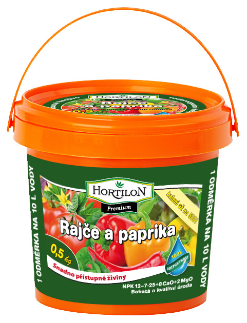Vödrös granulált műtrágya (Hortilon) Paprika és paradicsom 0,5 kg