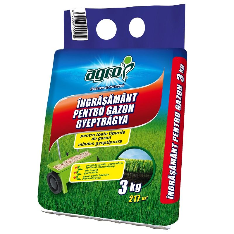 Îngrășământ pentru gazon Agro CS 3 kg