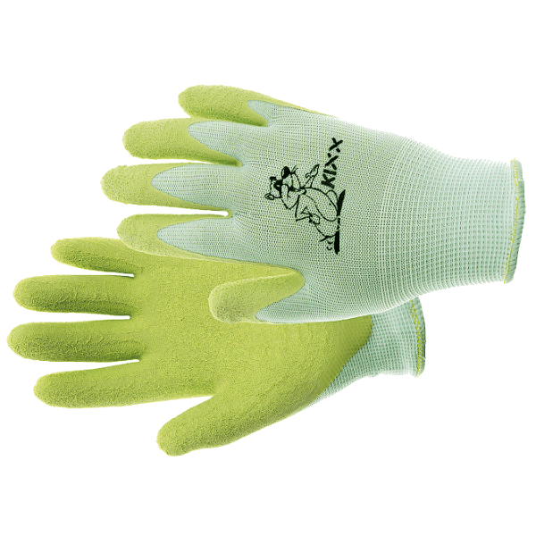 Mănuși de grădină Fudge nylon, palmier din latex, verde mărime 4