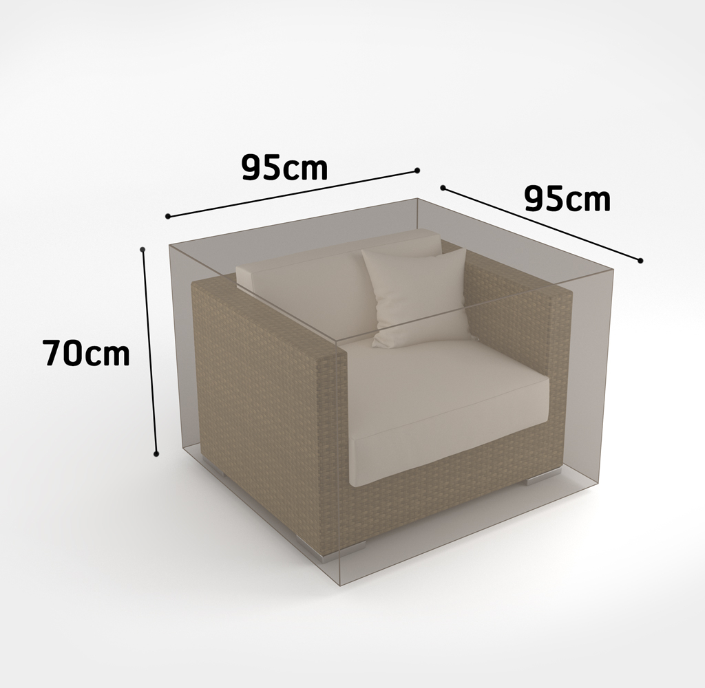 Pătură pentru mobilier de grădină pentru fotoliu de grădină Covertop 95x95x70 cm
