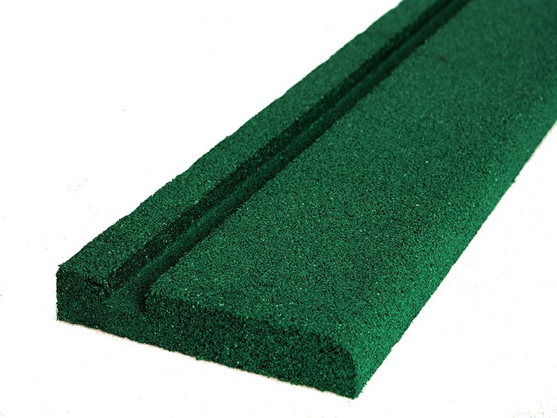 Gumitégla szegély 1000x40x250 mm s.zöld