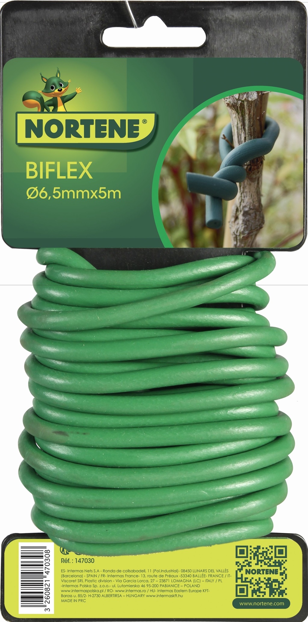 Sfoară  de legare pentru stabilirea trunchiului de copac Biflex
